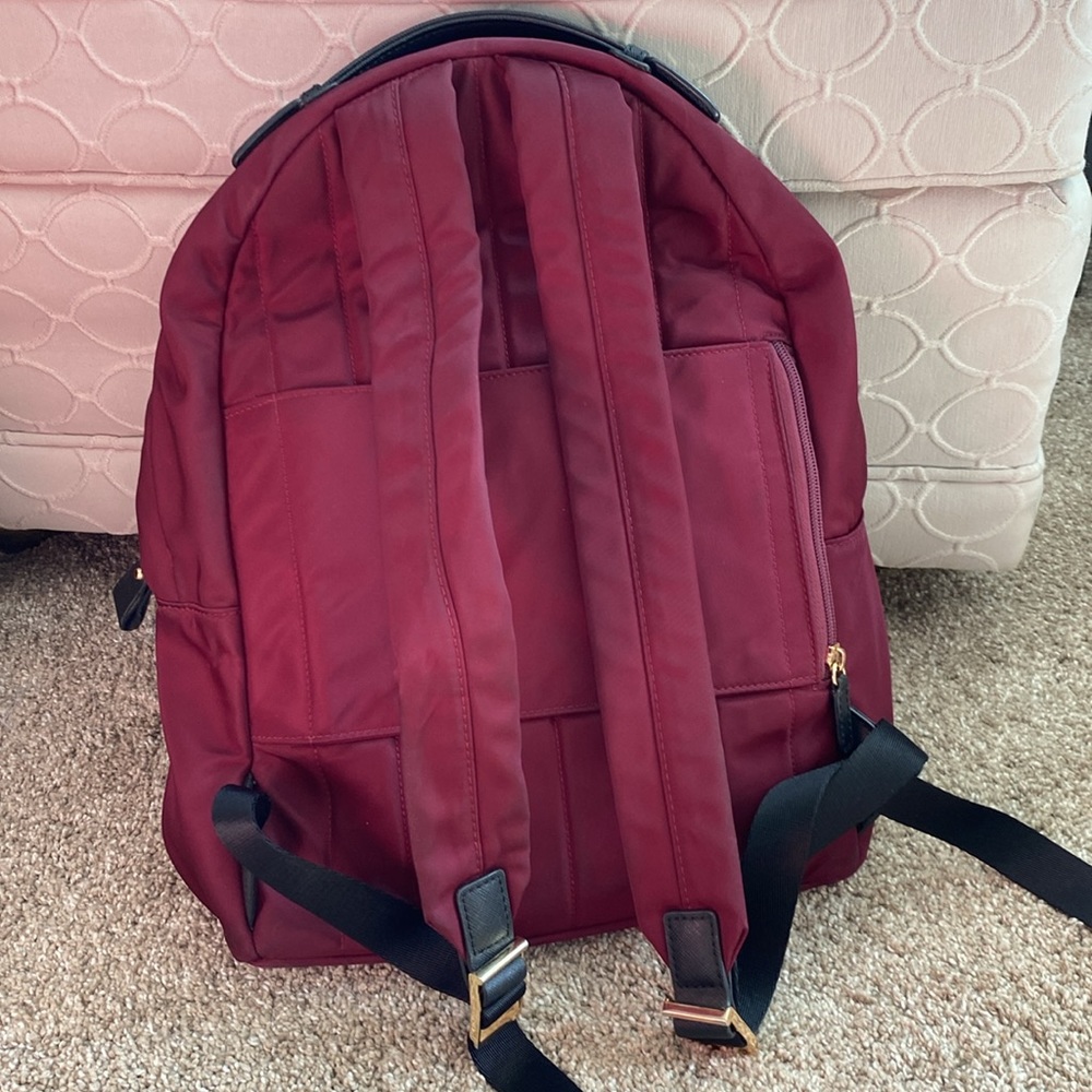 Deep Red Michael Kors Backpack - image 4